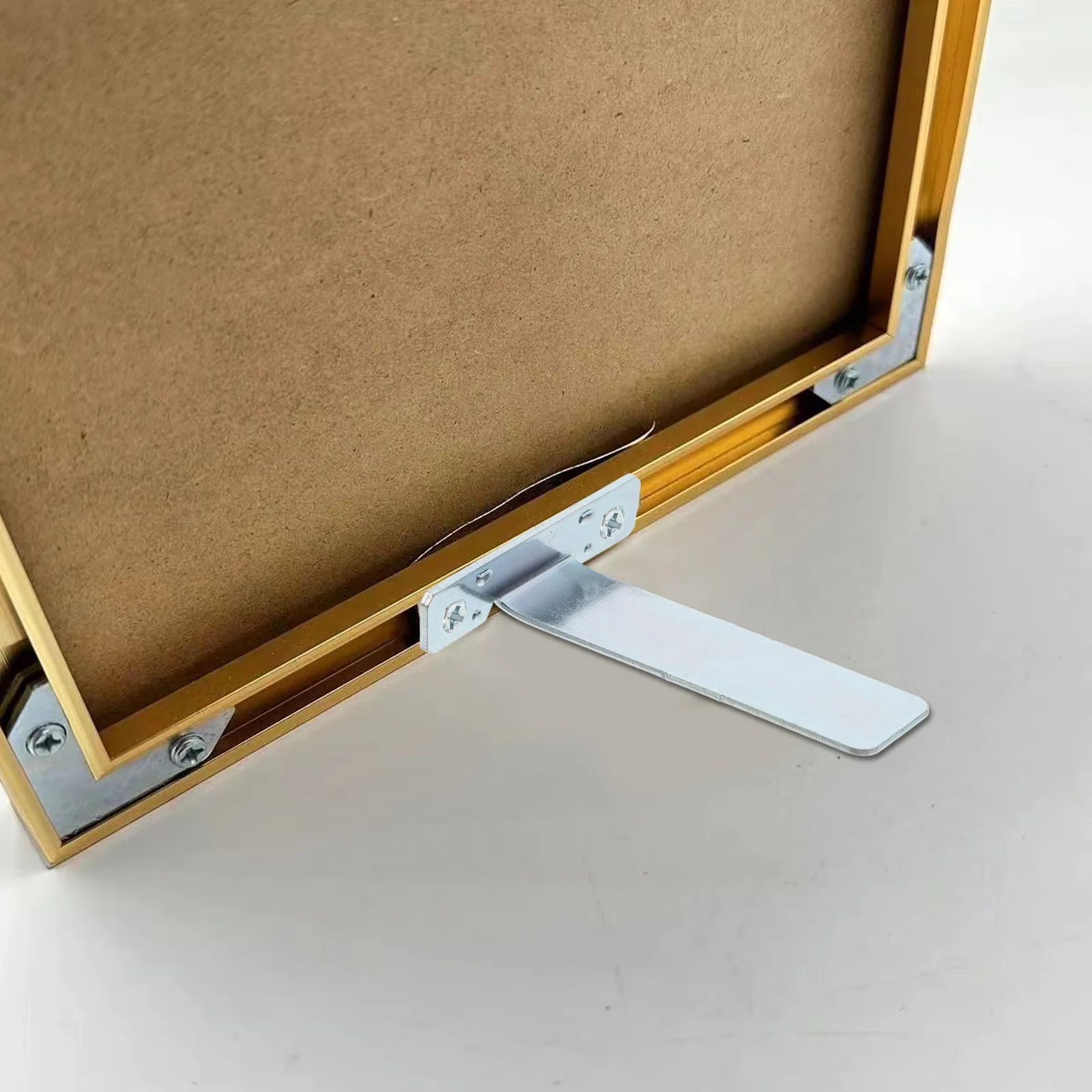 1 Set Of Metal Back For Picture Support Stand Easy Install Kit Pedestal Display Easel Stand Back Frame Easel Bracket