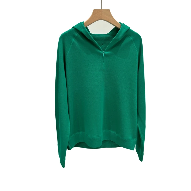 

High Street Comfortable and Beautiful Temperamental Cozy Wool Blend Sweater for Women, Perfect for Layering Casual Wear AF1909