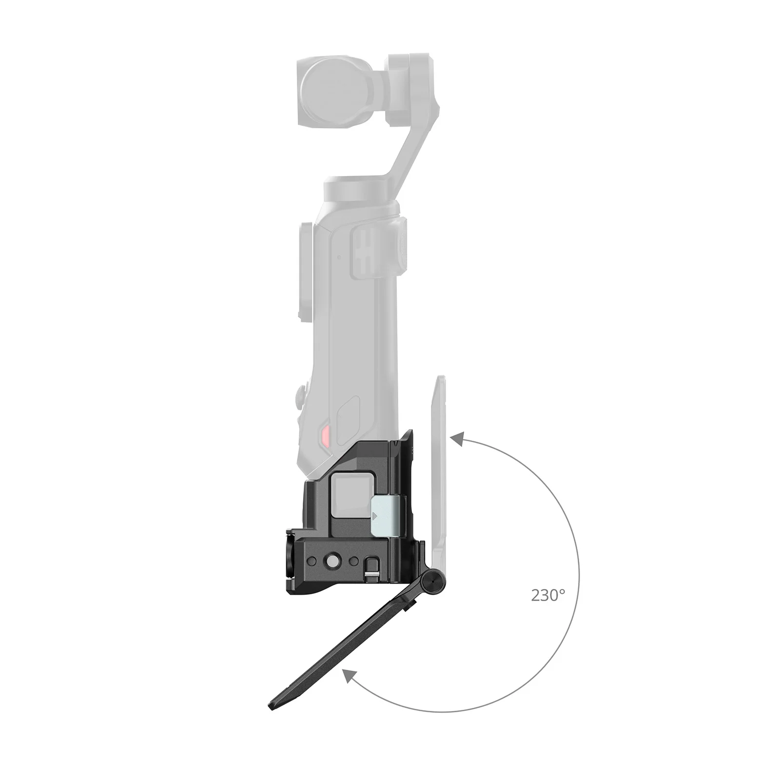 SmallRig Anbaubare Halterung für Insta360 Luna Ultra / Luna Pro Funktioniert als Arca-Swiss-Platte Magnetische Montageplatte Tischstativ – Detail 4