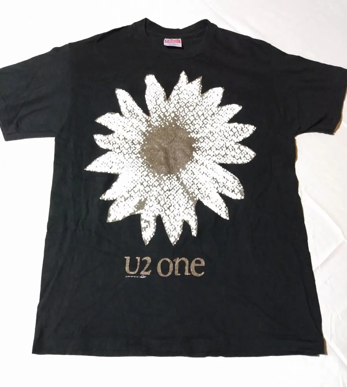 Camiseta de concierto U2 One pero no el mismo, 1992, doble cara, Sz L, puntada única