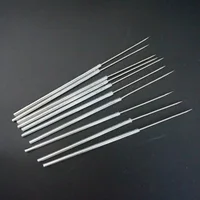 Aguja de disección de 135 mm, herramientas biológicas, equipo de laboratorio anatómico de metal, suministros educativos, instrumentos de investigación, enseñanza