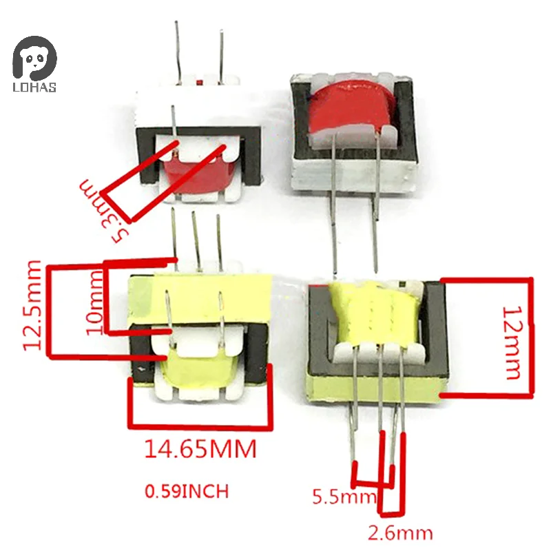 1PC 135 ohms Insulation Audio  600:600 Ohm Europe 1:1 EI14 Isolation Transformer Audio Isolation Transformer 0.5MM