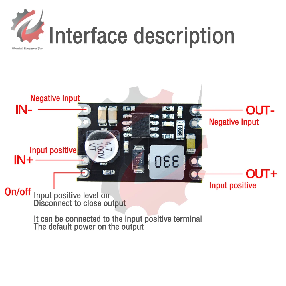 Mini DC-DC 6V-100V to 5V 9V 12V 24V 3A Step Down Buck Converter Power Supply Module High Efficiency Step Down PCB Board