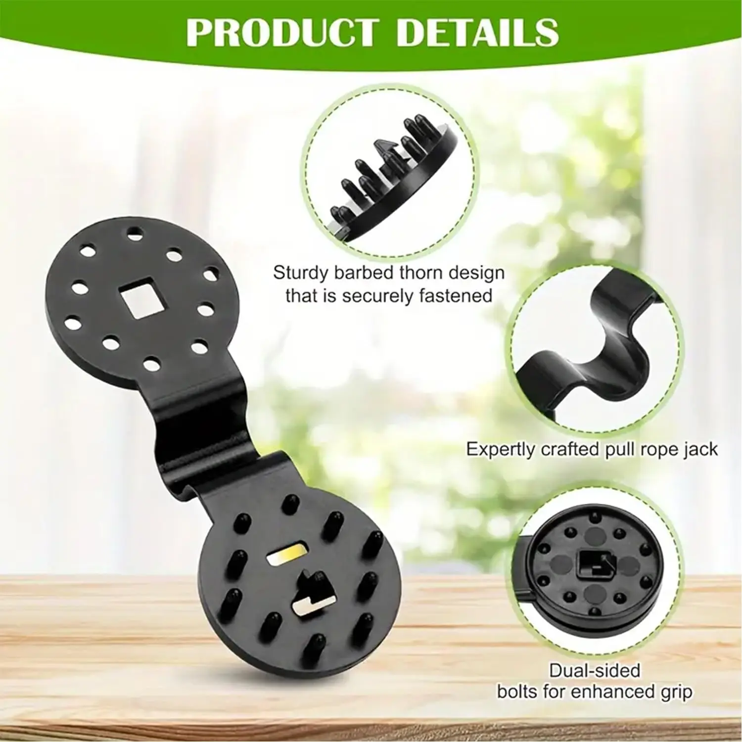 50 قطعة من القماش شديد التحمل، مشابك نباتات حديقة عالمية للقماش المشمع، الشبكة، المظلة، السياج #2