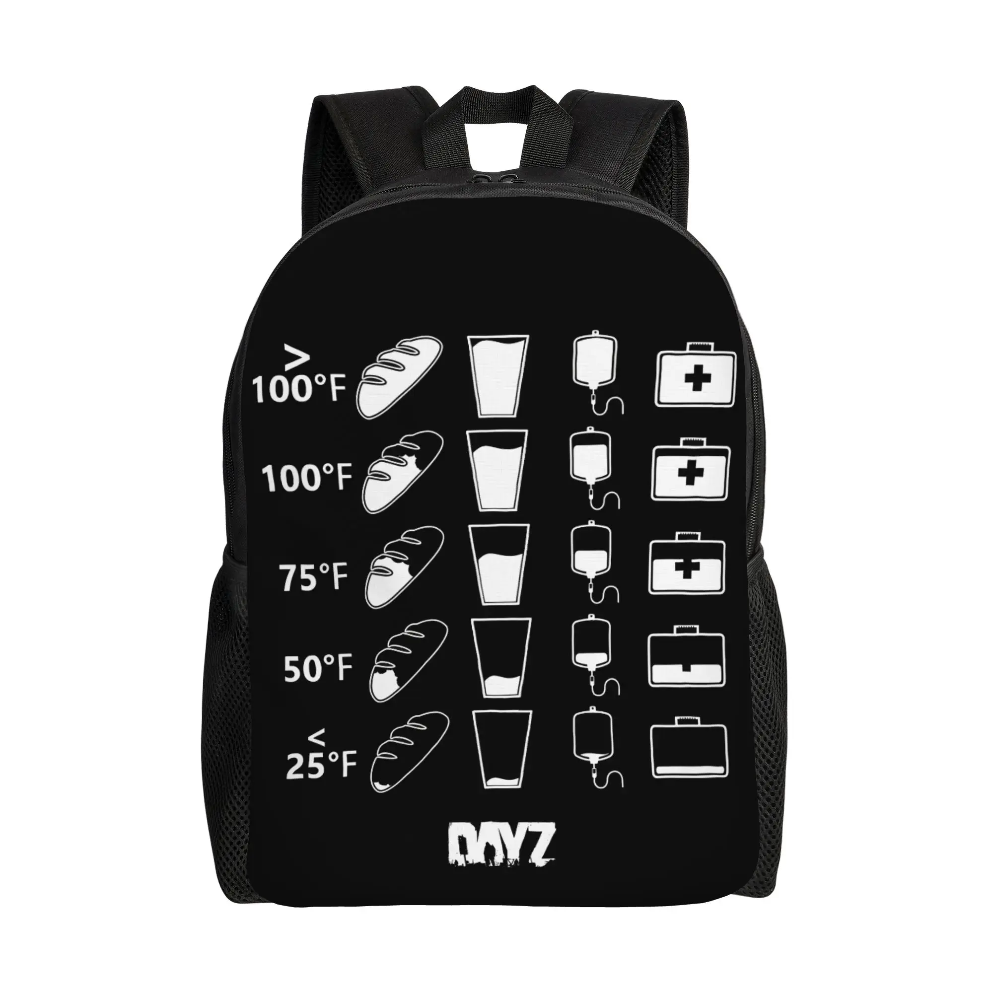 

Рюкзак DayZ Health Status Cool для спорта, учебы, работы, игр, для мужчин и женщин, для ноутбука, из холщовой ткани