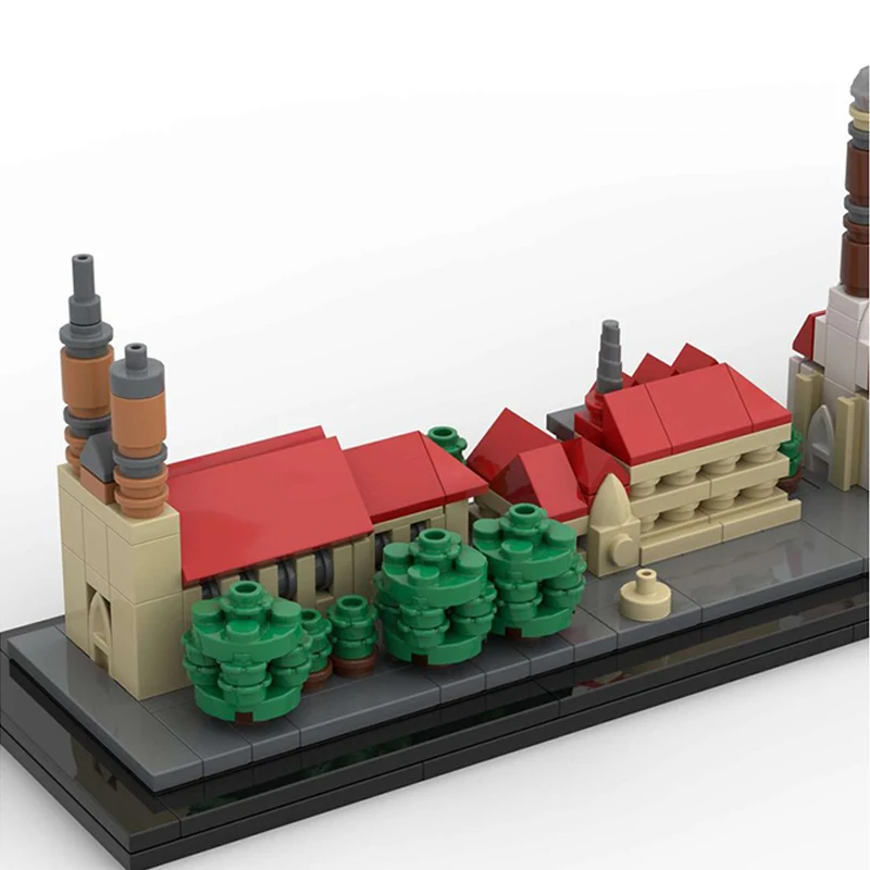 Göttingen Skyline Building Blocks MOC Famous Movie Architecture View Assembling Model Technology Bricks Collection Toys Kid Gift