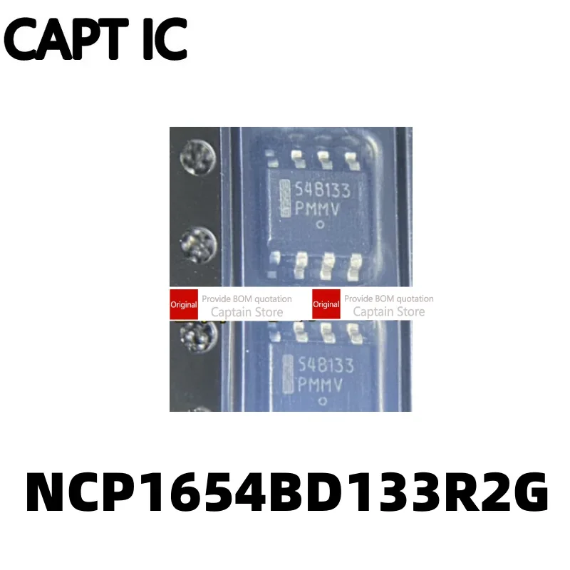 5PCS ANCP1654 NCP1654BD133R2G 548133 54B133 SOP8 Packaging