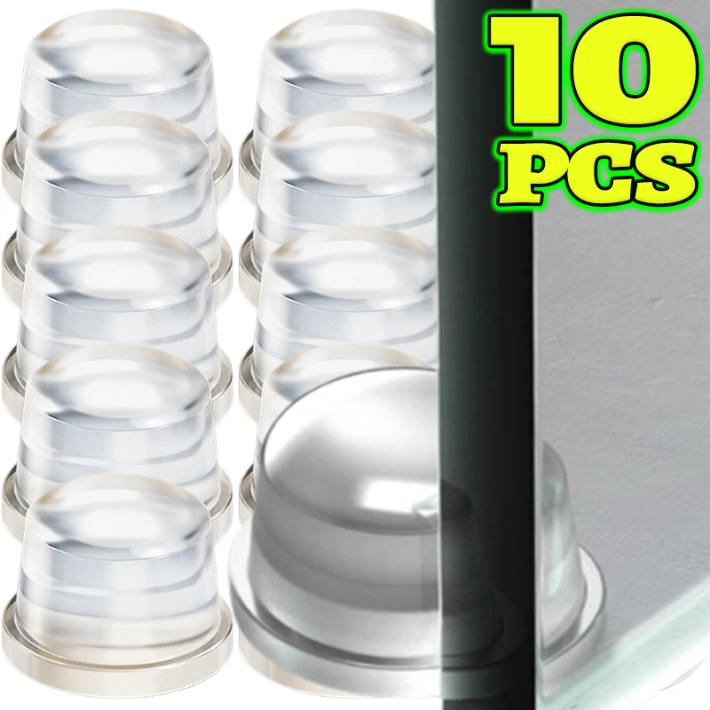 

Silicone Door Stops Non-slip Shock Wall Protector Reusable Door Handle Buffer Muffler Door Knob Bumper Furniture Protector Pad