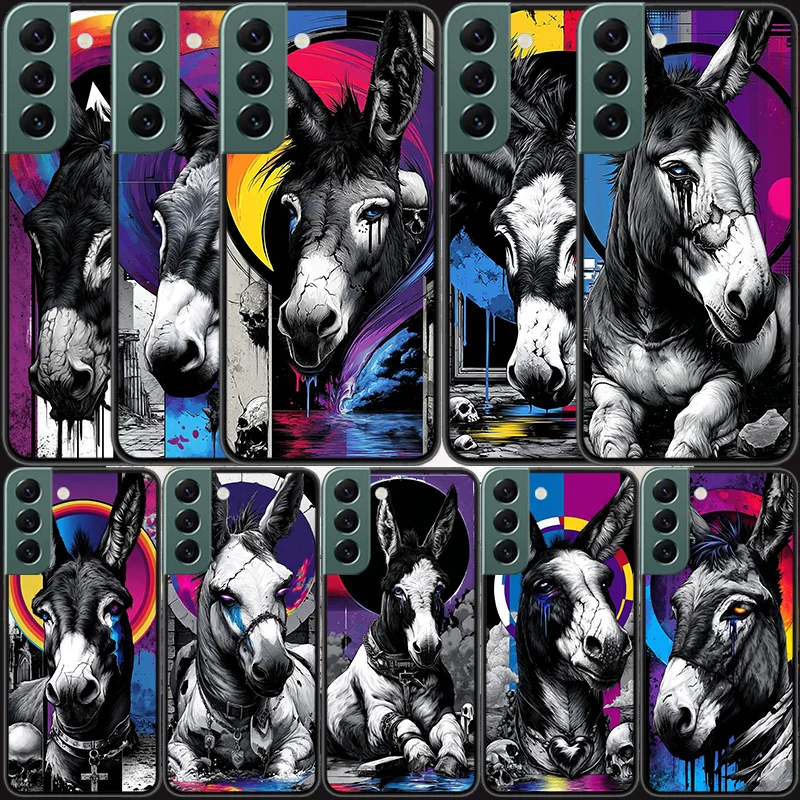 The Donkey Neighed Phone Case For Samsung Galaxy S22 S25 Ultra S21 S10 Plus S26 Edge S20 S23 S24 FE Cover Silicone Soft TPU