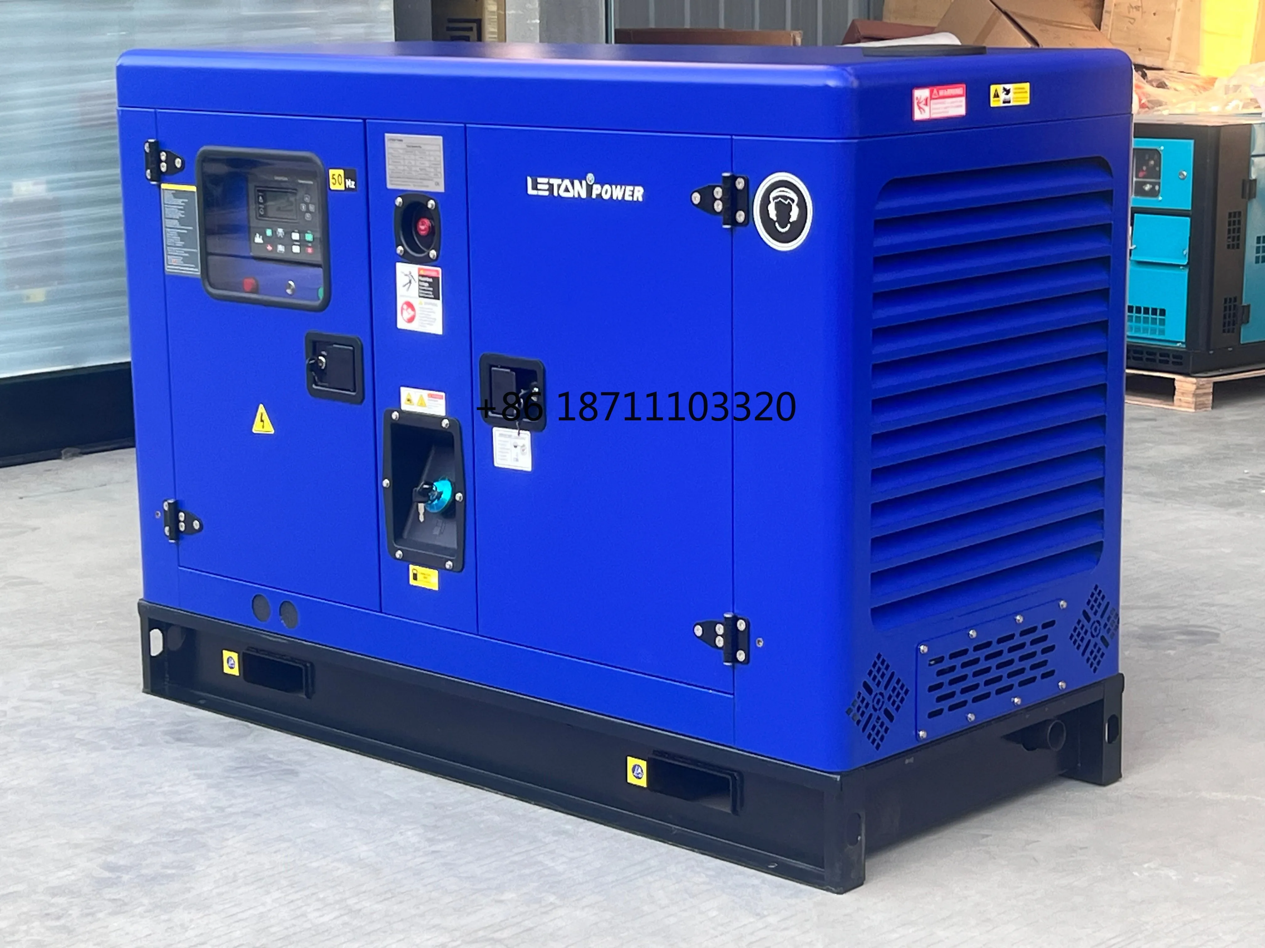 LETON POWER silent diesel electric generator set for 15kw 18kw 20kw 25kw 30kw 50kva cummins ricardo weichai diesel generator