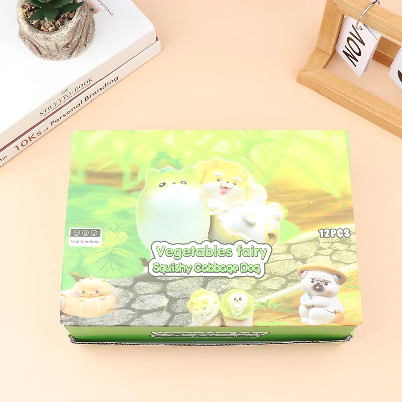 Vegetable Dog Blind Box  Toys Mochi Kawaii Stress Relief Squeeze Toy For Kids Birthday Gift