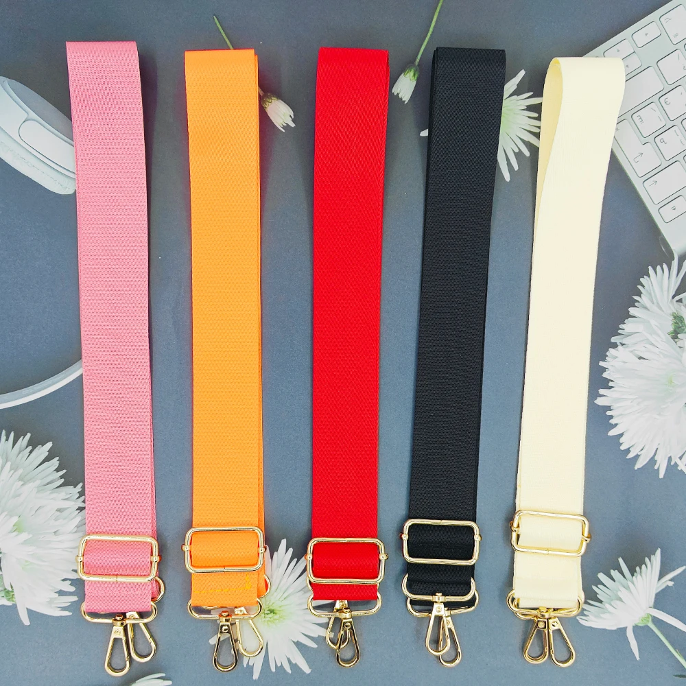 Simple And Versatile Solid Color Shoulder Straps Adjustable Bag Straps Replaceable Crossbody Bag Straps Travel Accessories