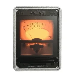 Muziek Niveau Vu Meter 1.3 Inch Lcd Analoge Voice-Activated Muziek Ritme Licht Multi-mode Metalen Shell Oplaadbare