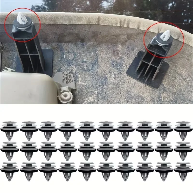 30pcs Car Door Panel Card Trimming Fixing Clips For BMW Front Rear Door Panel Card Plastic Trim Clip Trim Auto Fastener Car Clip