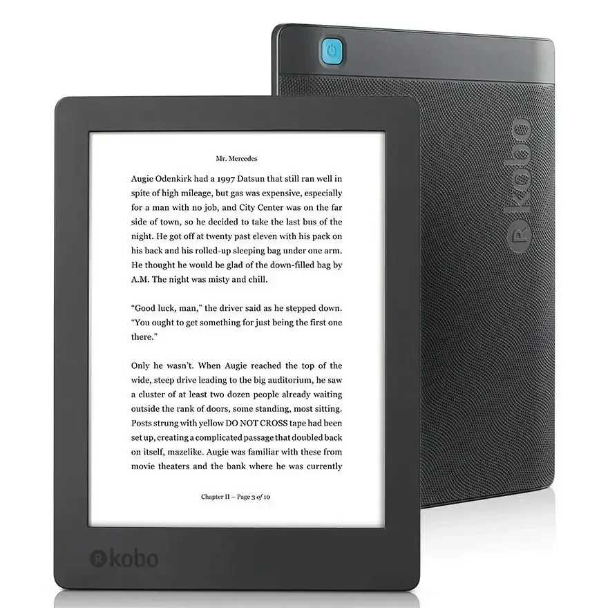 KOBO Aura H2O edition2 6.8 بوصة N867 كوبو قارئ إلكتروني حبر إلكتروني IPX8 مقاوم للماء 1440x1080 قارئ إلكتروني محمول 8G كتاب إلكتروني