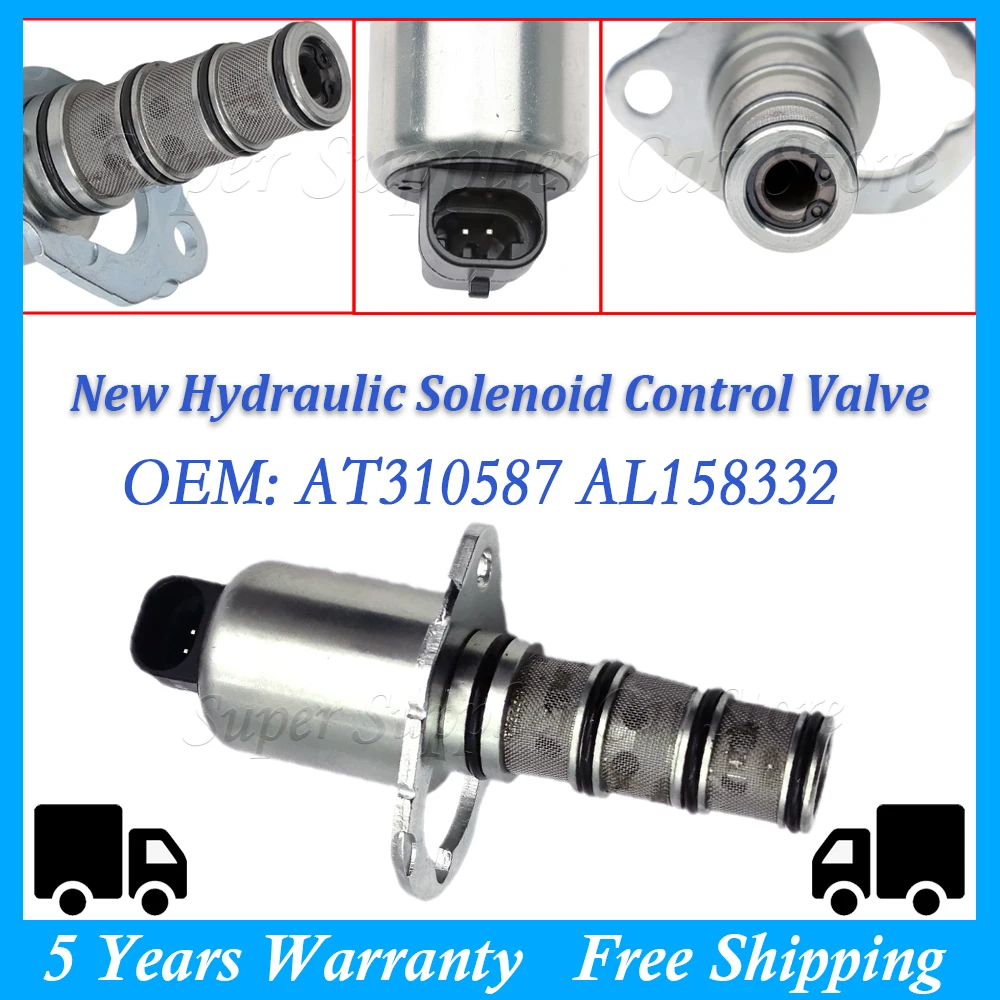 New 1PC Hydraulic Solenoid Control Valve For John Deere 4.5L 4045 6.8L 6068 AT310587 AL158332 RE50797 RE53051 RE50782 RE53311