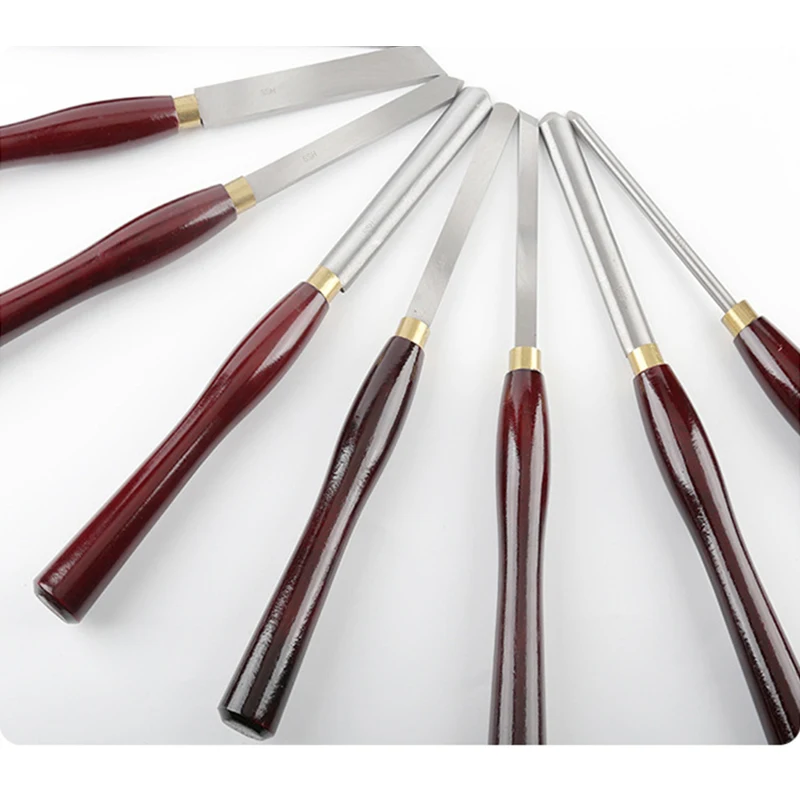 ชุดเครื่องมือแกะสลัก 8 ชิ้น ชุดสิ่วงานไม้ สิ่วอเนกประสงค์แบบแบน ด้ามไม้บีช เครื่องมือกลึง เครื่องมือแกะสลักระดับมืออาชีพ