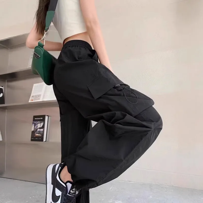 Women's Trousers  Y2K Women's Pantsfemale Jazz Dance Loose Fitting Work Pantsloose Pantswomen's Elastic Pantswinter Pants