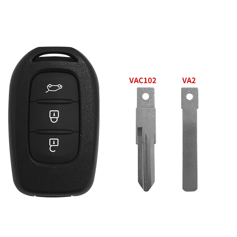 XNRKEY Remote Key Fob for Renault Sandero Megane Duster Logan 2016 2017 433MHz PCF7961M/ID4A With Uncut VAC102/VA2 Blade Car Key