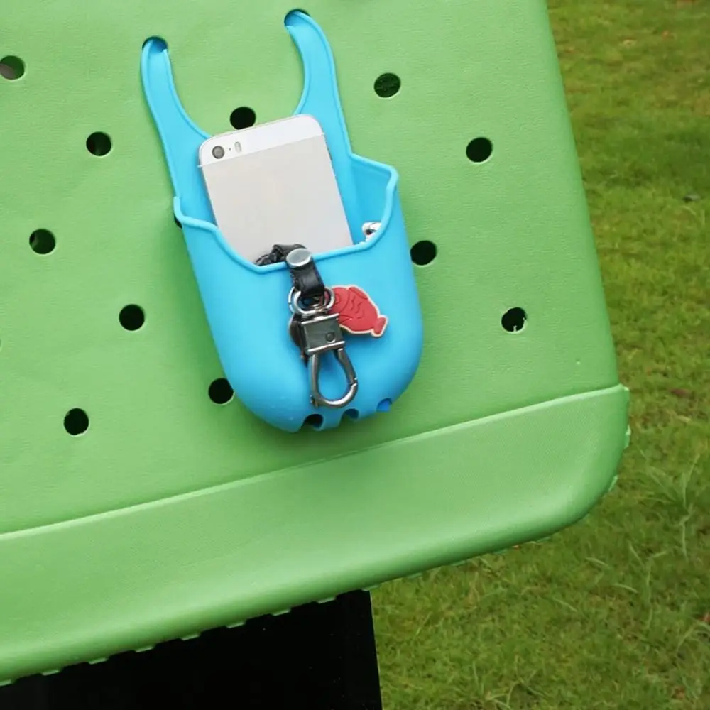 

Connector Insert Silicone Storage Pouch for Bogg Bag Camping Hiking Storage Phone Case Beach Bag Travel Accessory