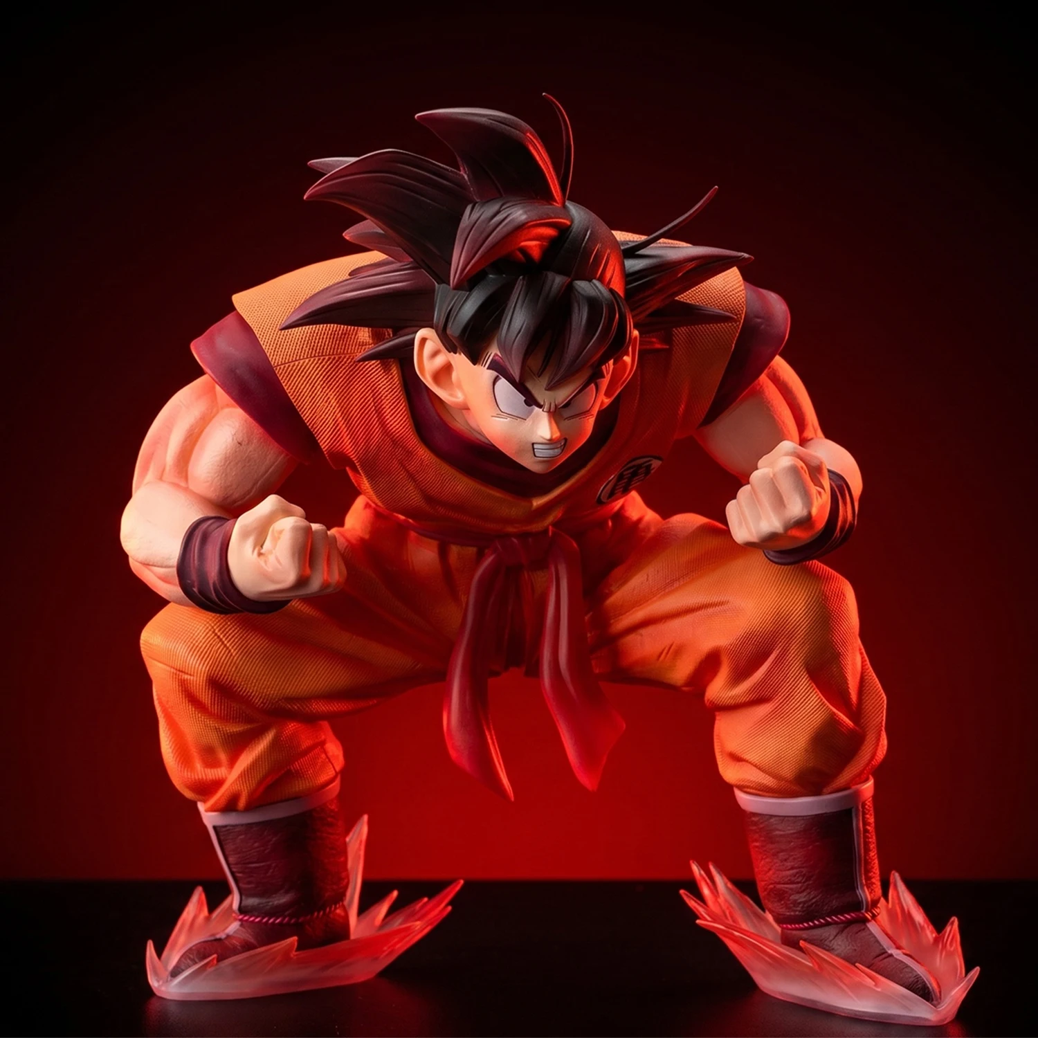 Figurine d'action Dragon Ball Kaioken Goku, modèle GK en PVC, statue de collection, ornements de bureau, décoration de voiture, cadeau tendance