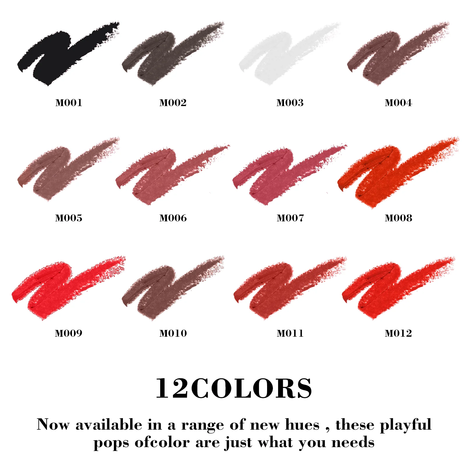 Matte Waterproof Lip Liner Natural Soft Makeup Whitening Lipstick Crayon Pen Lip Contouring Cosmetics for Women and Girls