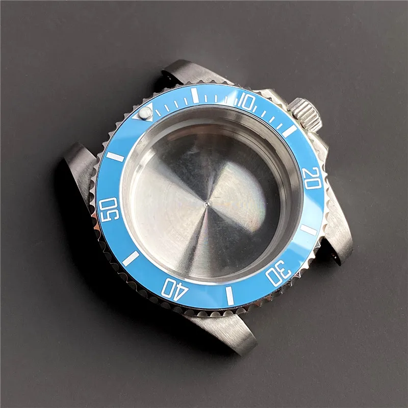 38mm 007 sub turquoise Light Blue Ceramic Watch Bezel Insert Case For Diving NH35 NH36 Movement Seiko SKX007 ring Replacement