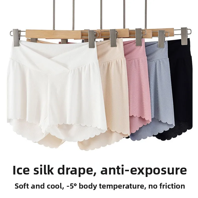 Kadetts Materni Se Broek Lage Taille Ijs Zijde Dunne Zomer Bot Damesondergoed Casual Vrije tijd Faion Polyestervezel