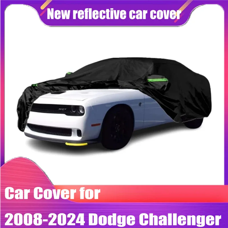 

Waterproof Car Covers for 2008-2024 Dodge Challenger for Rain Snowproof UV Windproof Protection
