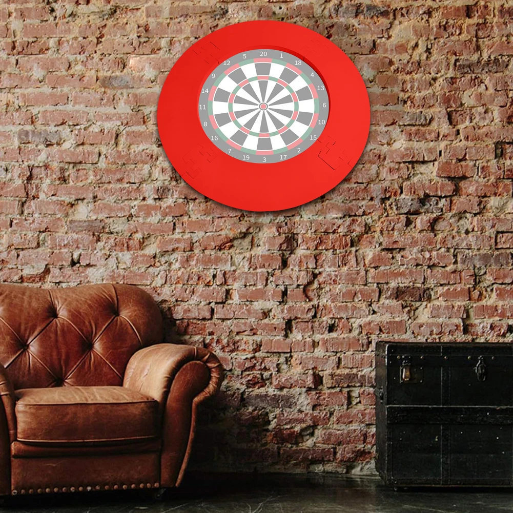 EVA Dartboard Surround Jigsaw Ring Design Dart Board Ring Lightweight Wall Dart Backboard Ring Removable Dartboard Wall Surround