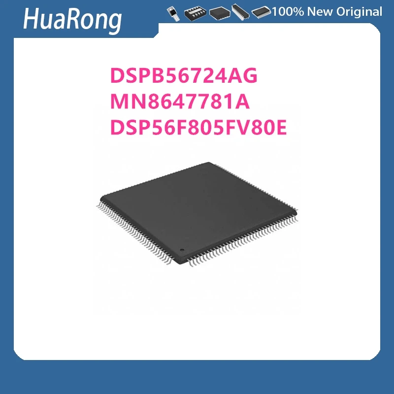 

1 шт./лот DSPB56724AG DSPB56724 MN8647781 MN8647781A DSP56F805FV80E DSP56F805FV80 QFP144