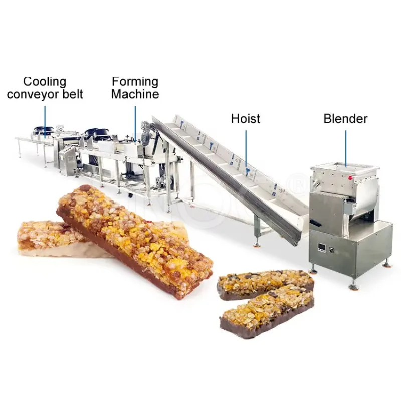Automatic Cereal Bar Making Machine Energy Bar Production Line Granola Bar Forming Equipment Customized
