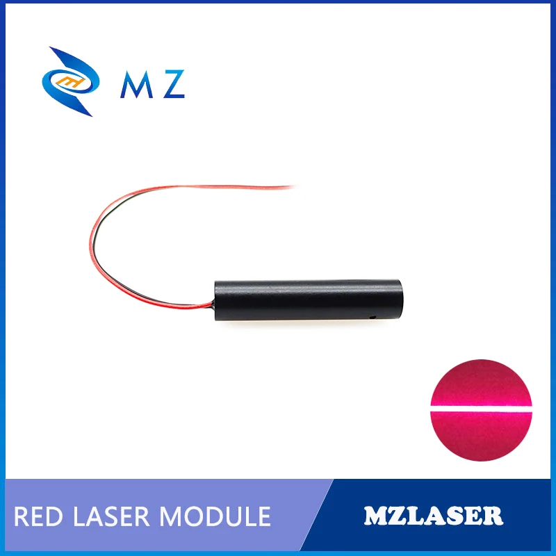 Laser à ligne rouge de qualité industrielle, technologie de diode, savoir à chaud, compact, type d'entraînement APC, Mini D, 10mm, 650nm, 10mW, 12V