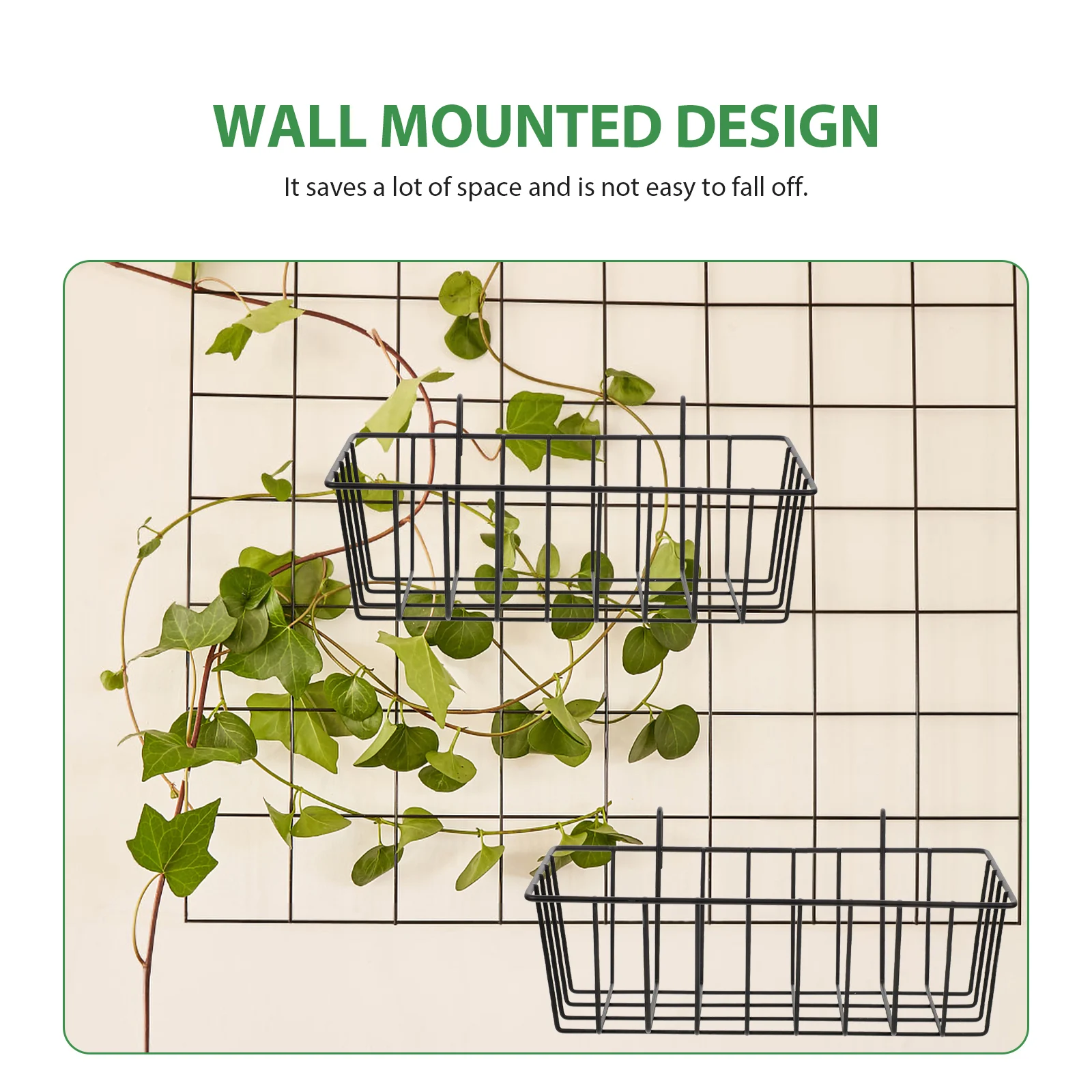

3pcs Bathroom Wall Hanging Basket Waterproof Anti-Rust Storage Rack Household Kitchen Spice Shelf Multi-Function Iron