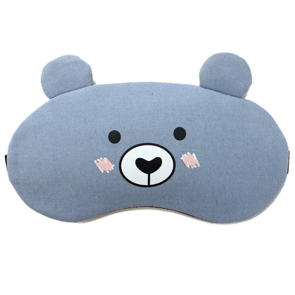 Cartoon Ice Pack Eye Mask with Gel Hot-Cold Compress Cooling Sleeping Eyepatch Breathable Comfort Shading Eye Mask Rest Relax