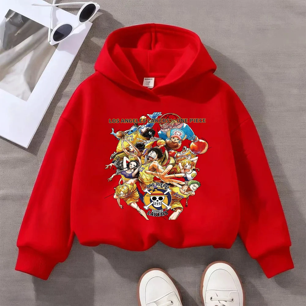 Kinder-Kapuzenpullover, einteilig, Ruffy-bedruckt, Anime-Einteiler-Kinder-Sweatshirt, lässiges Langarm-Kapuzenoberteil mit Reißverschluss für Jungen
