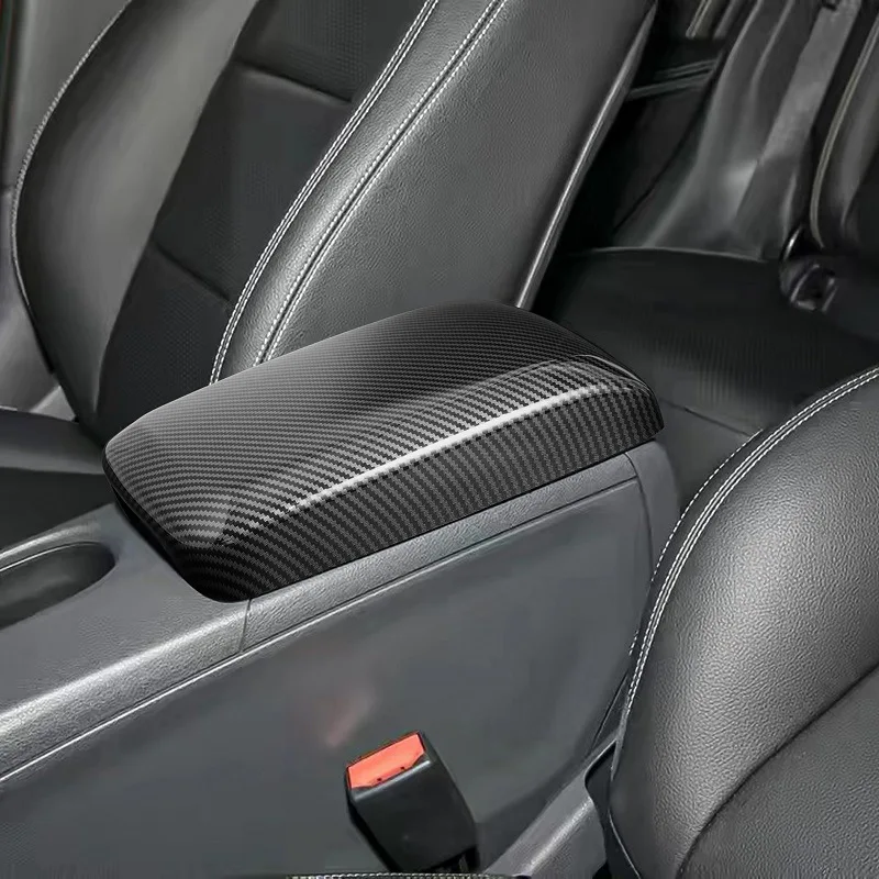 For Mercedes Benz Old GLA220 CLA200 A180 B180 LHD Car Central Control Armrest Storage Box Panel Trim Cover Gloss Black  Frame