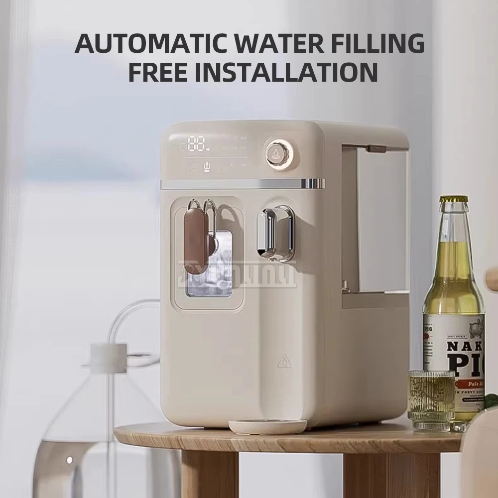 지능형 온수 및 냉수 디펜서 제빙기, 물 냉장, 얼음 직접 음료, Machina Fare Il Ghiaccio 