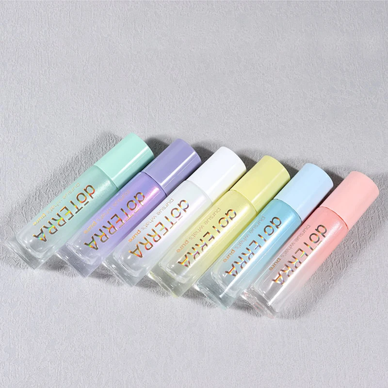 

6Pcs 10ml Glass Roller Bottle Empty Essential Oil Bottle Roll On Bottle Cosmetic Container For Aromatherapy Perfume Bottle