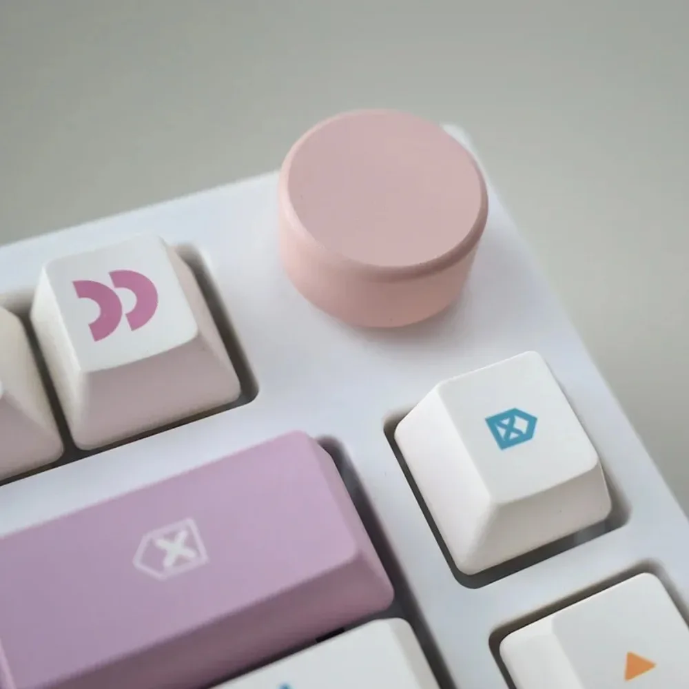 NJ80/NJ98 Knobs Keycaps Hemispherical Knob Adjust Parts Circular Metal Gaming Accessories Gifts for Keydous Mechanical Keyboard