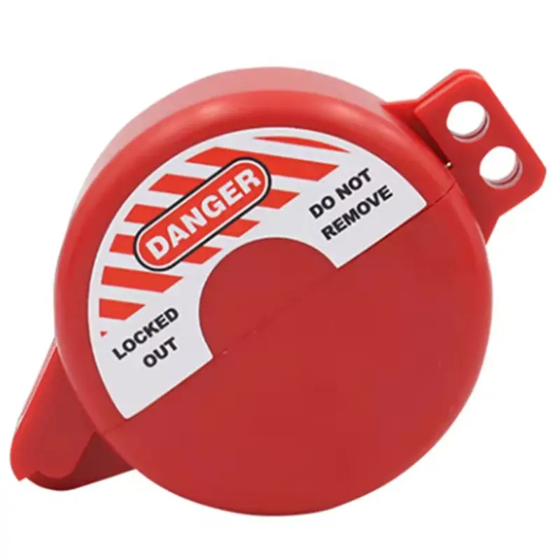 Aug. Red Padlock Cylinder Tank Lockout Safety Valve Padlock ABS Outdoor Faucet Lock Garden Tap For Office Buildings Parks