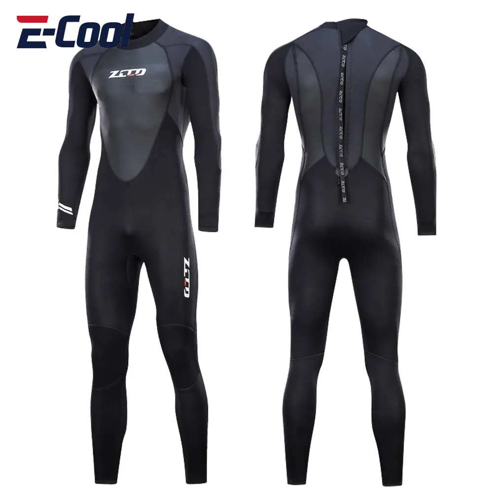 3MM Neoprene Wetsuit Men Scuba Diving Full Suit Spearfishing Wear Snorkeling Surfing One Piece Set Winter Keep Warm Swimsuit