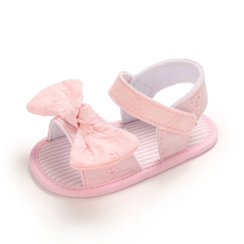 Soft Sole Anti-Slip Bowknot Crib Shoes for Infant Baby Girl