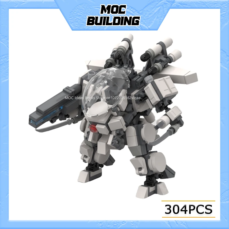 

Строительные блоки MOC, военная военная игра, серия, собранная модель робота, сделай сам, сборка кирпичей, креативные игрушки, коллекция, дисплей, рождественские подарки