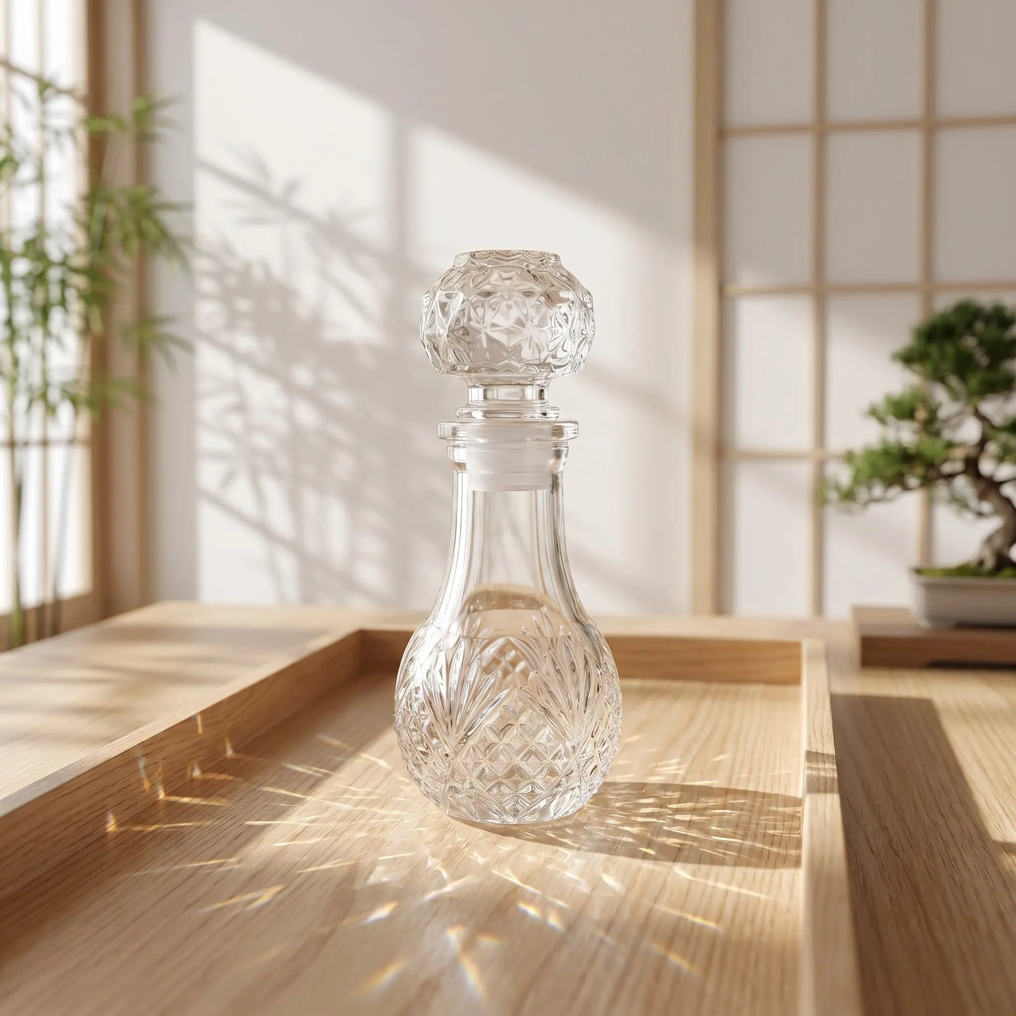 6Pcs 50Ml Transparent Glass Wine Decanter Bottles for Sampling Decanting Aerating Spirits Whiskey Vodka Brandy with Elegant