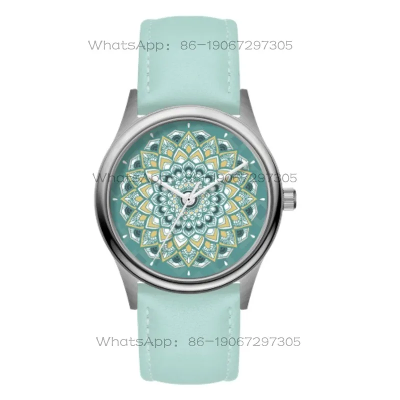 Retro pattern intangible cultural heritage ethnic style watch couple gift men and women