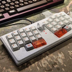 Le Chiffre Mini Mechanical Keyboard Kit Wired 30key Hot Swap Multimedia Knob Custom Office Gaming 40% Alice Keyboard PC Laptop