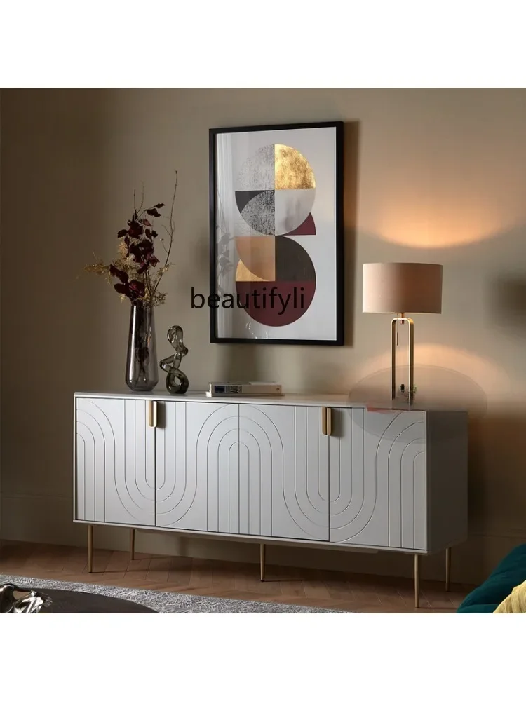 Sideboard Cabinet Modern Simple Home Entrance Cabinet Light Luxury Dining Room/Living Room Multi-Function Locker