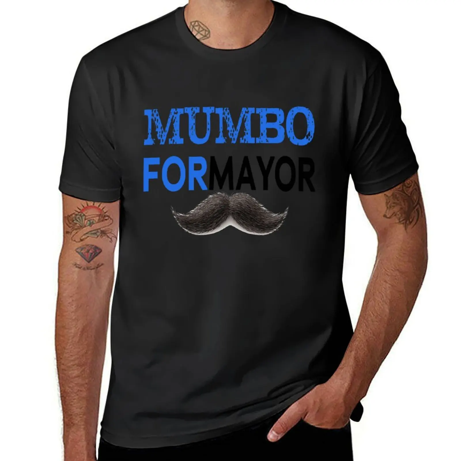 Funny Mumbo For Mayor T-Shirt Short sleeve tee boys whites plain t shirts men