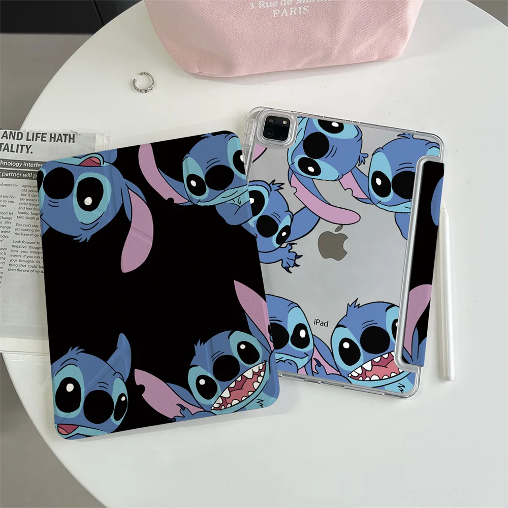 

For iPad Air 11 2025 Case 10th Generation 11th A16 9th Cover Gen Pro11 Air4 5 10.9in 10.2 10.5 9.7 with Pencil Holder Stitch